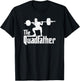 Funny The Quadfather Squat Weightlifter Exercise Fitness T-Shirt - T-Shirt | Black