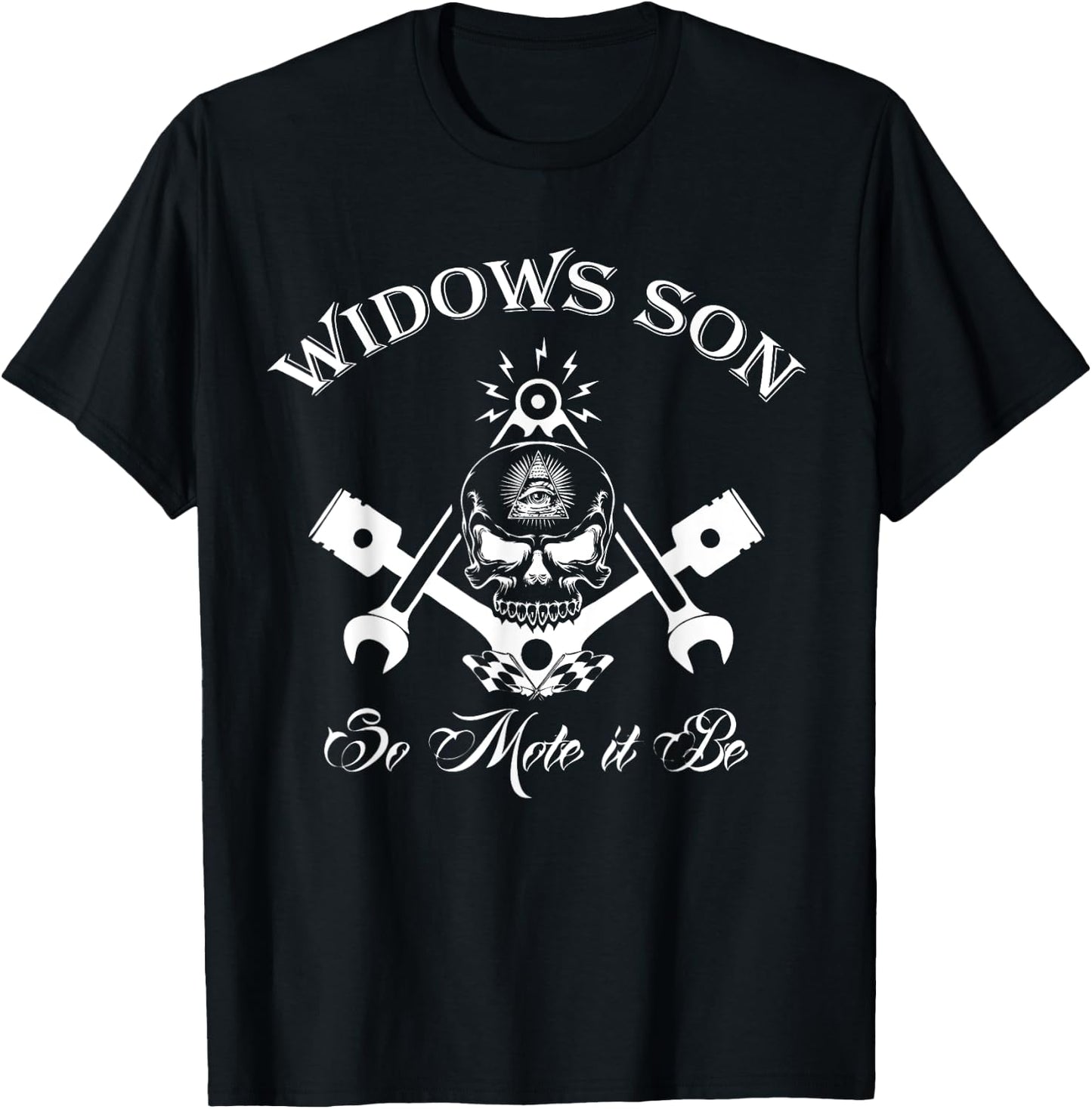 Widows Son Masonic T-Shirt - T-Shirt | Black
