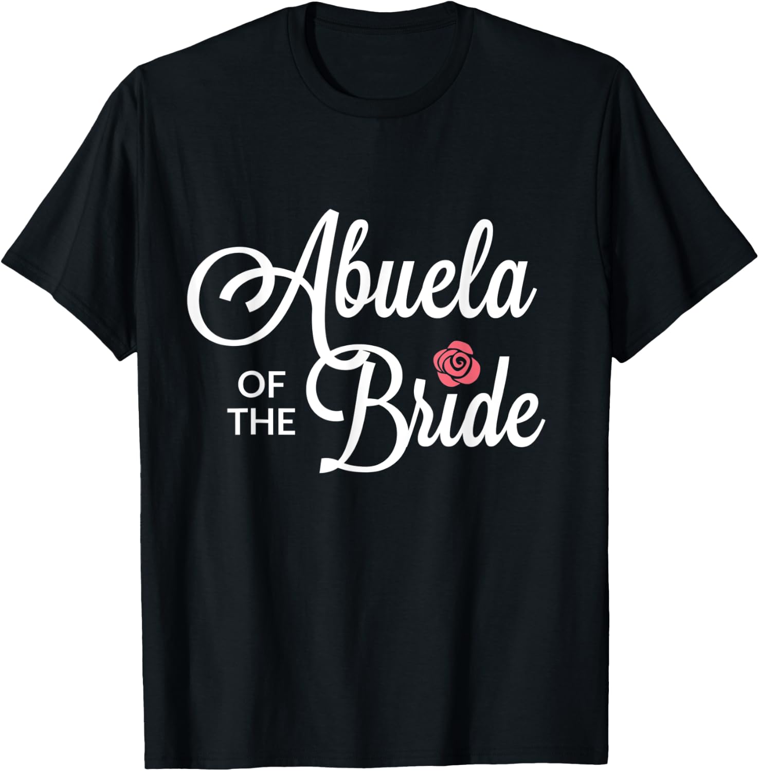 Abuela Of The Bride Wedding Party T-Shirt - T-Shirt | Black