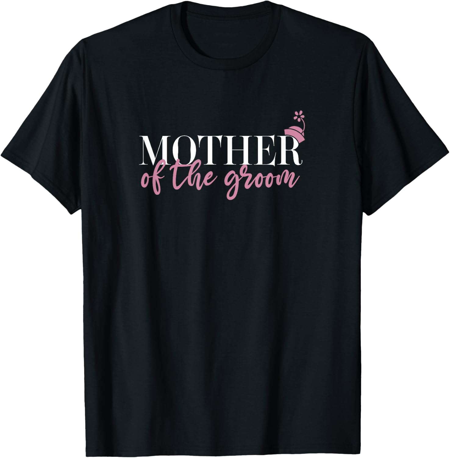 Disney Mickey & Friends Minnie Mouse Mother Of The Groom T-Shirt - T-Shirt | Black