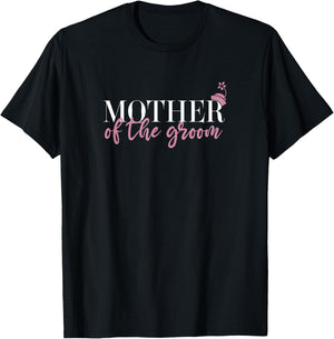 Disney Mickey & Friends Minnie Mouse Mother Of The Groom T-Shirt - T-Shirt | Black