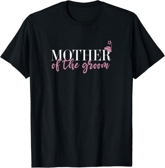Disney Mickey & Friends Minnie Mouse Mother Of The Groom T-Shirt - T-Shirt | Black