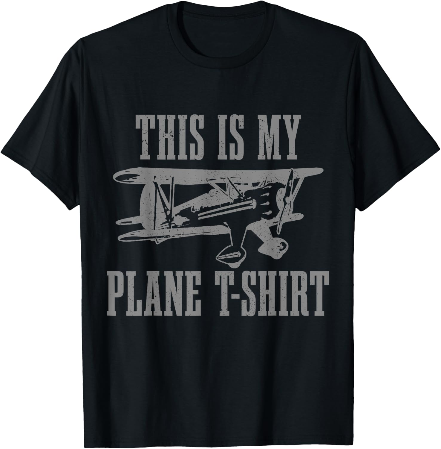 Airplane Pilot RC Model Funny This Is My Plane T-Shirt - T-Shirt | Black