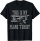 Airplane Pilot RC Model Funny This Is My Plane T-Shirt - T-Shirt | Black