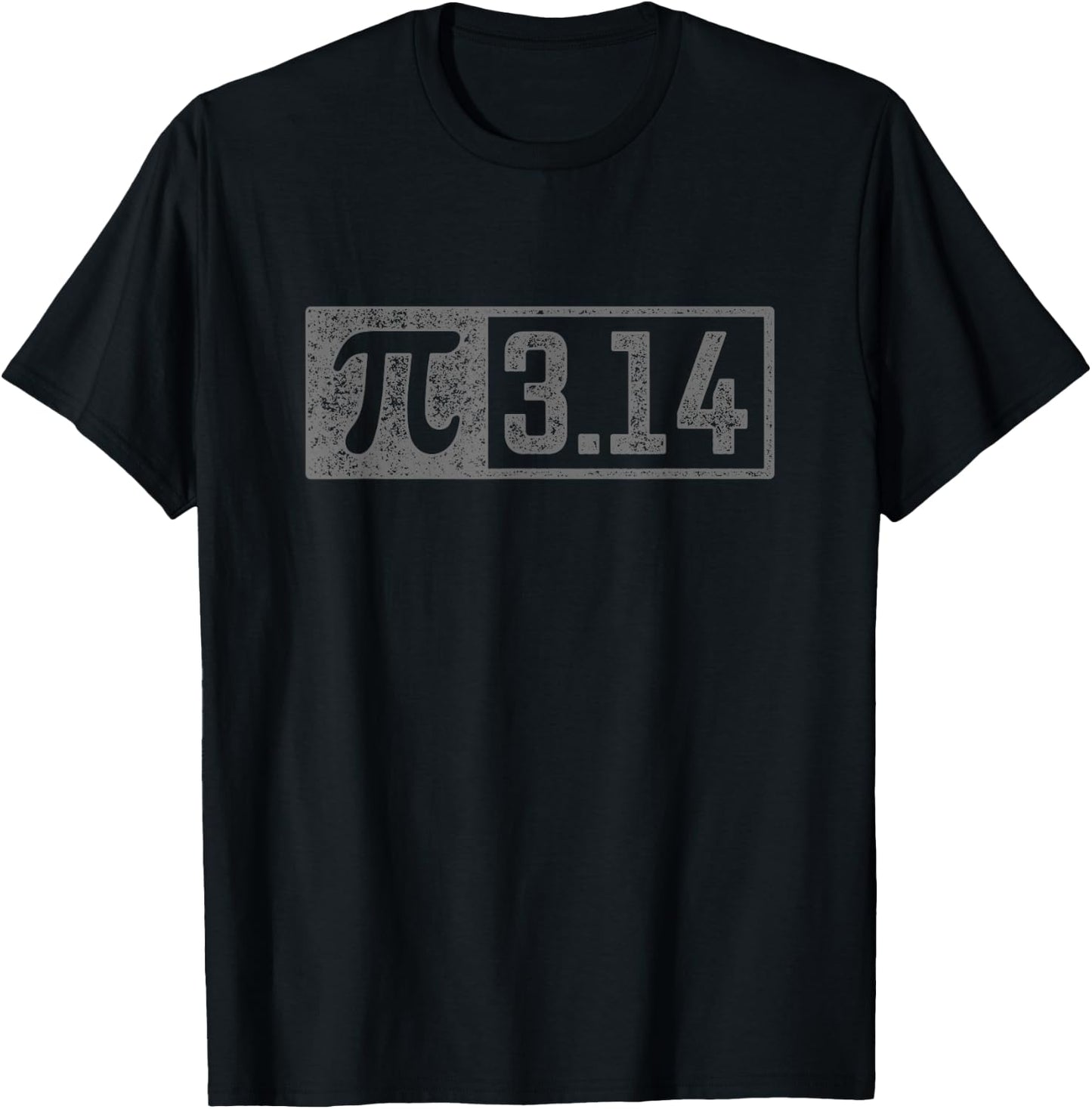Pi Shirt for Teacher Vintage 3.14 Pi Digits Happy Pi Day T-Shirt - T-Shirt | Black