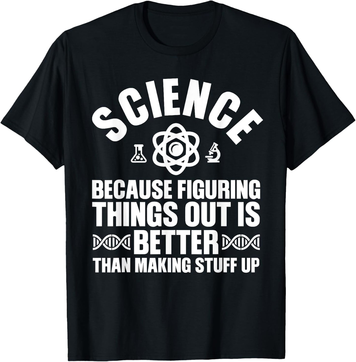Funny Science Gift Kids Men Women Cool Science Teacher T-Shirt - T-Shirt | Black