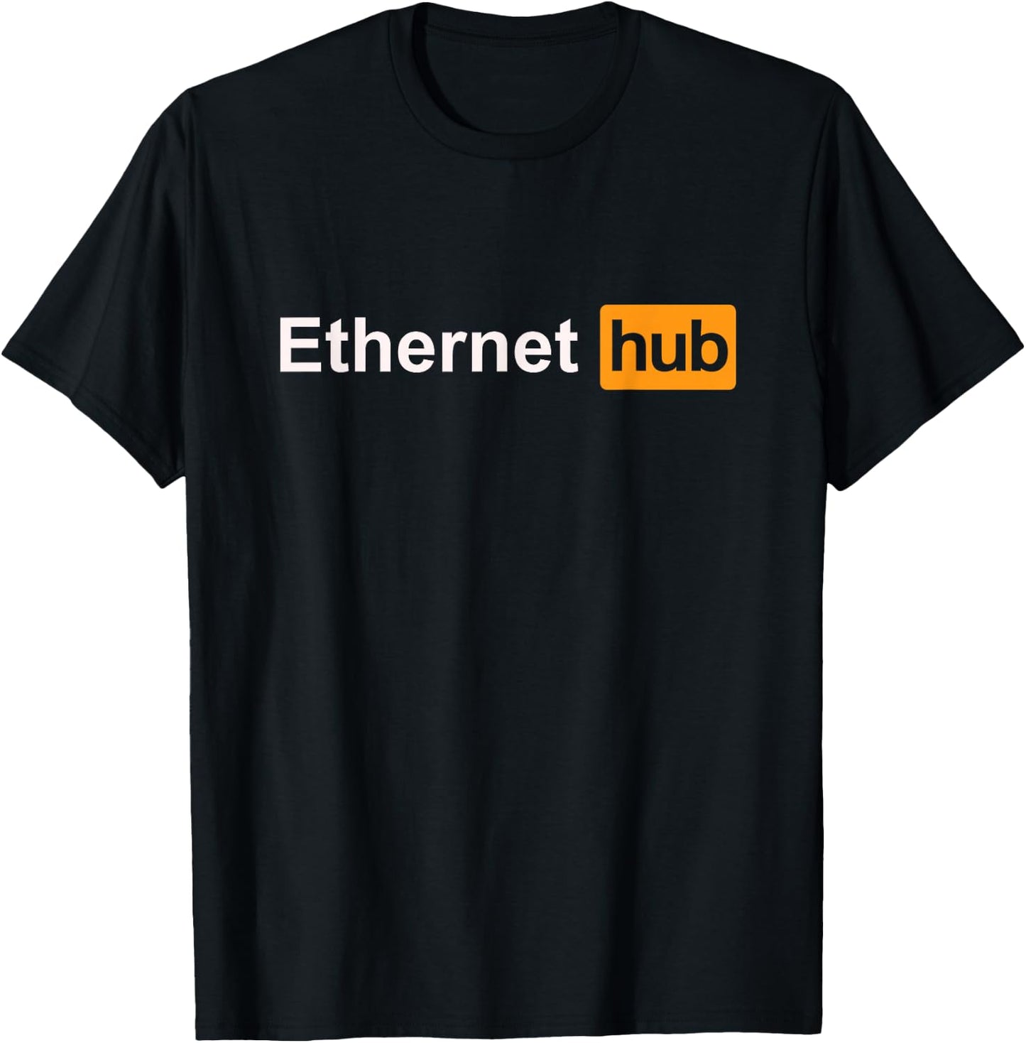 Funny Ethernet Hub Network Engineer Apparel T-Shirt - T-Shirt | Black