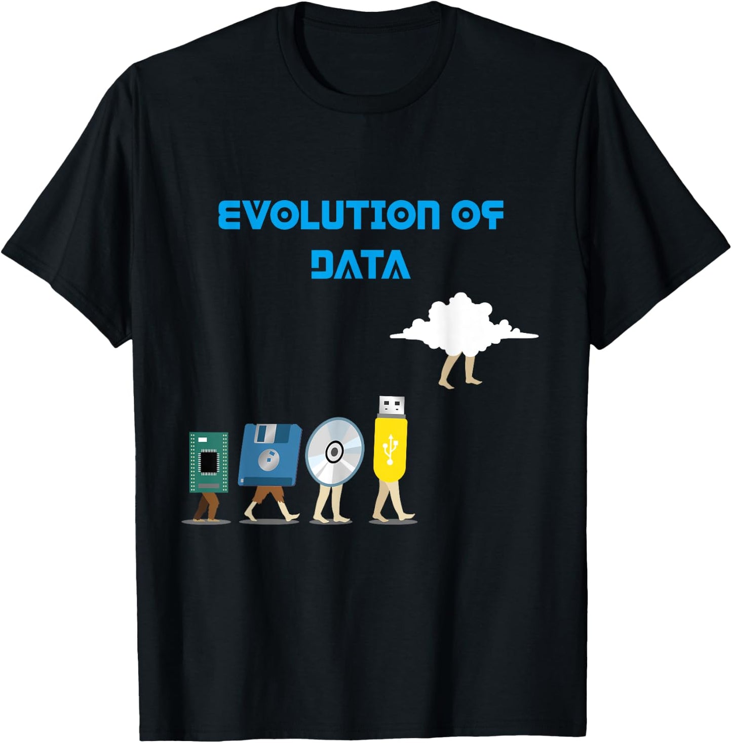 Data Evolution Analytics Gift Datascientist Analyst T-Shirt - T-Shirt | Black