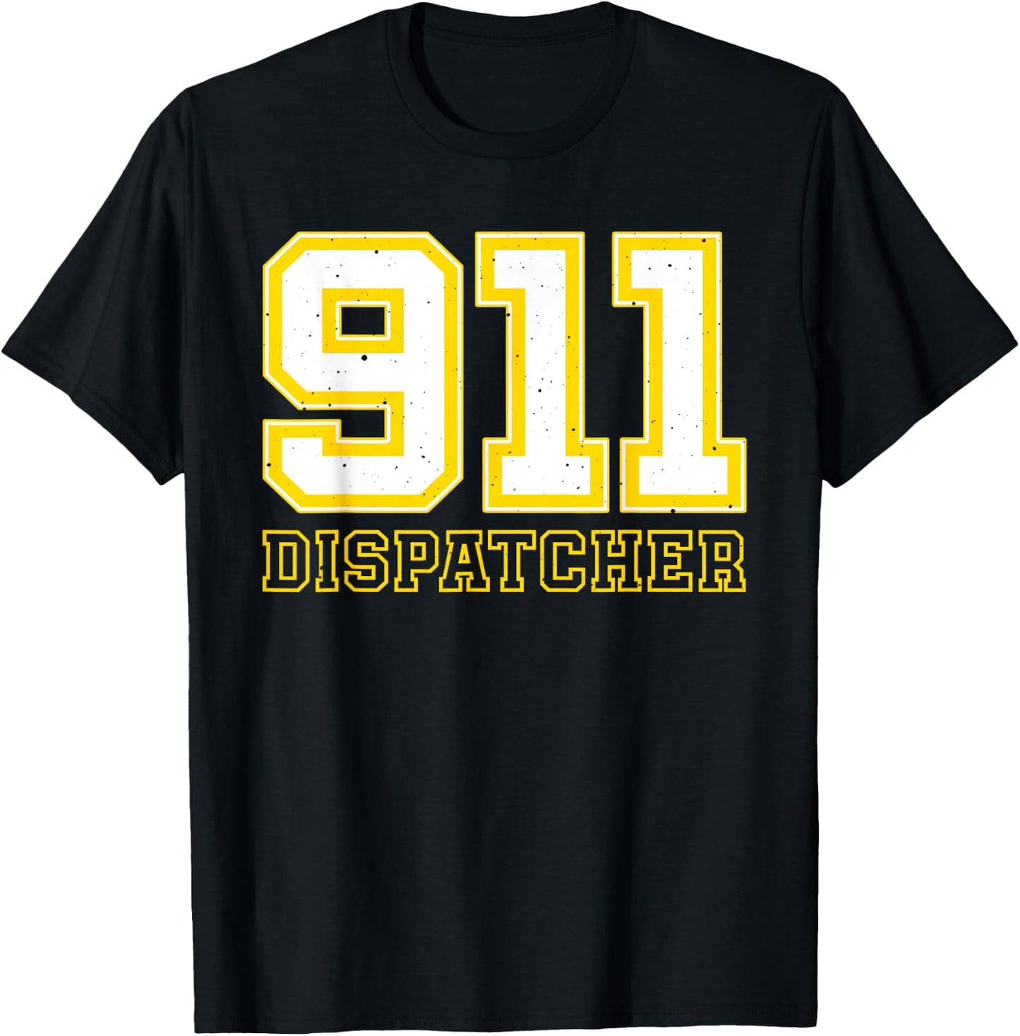 Cute 911 Dispatcher Design 911 Dispatch Men Women Emergency T-Shirt - T-Shirt | Black