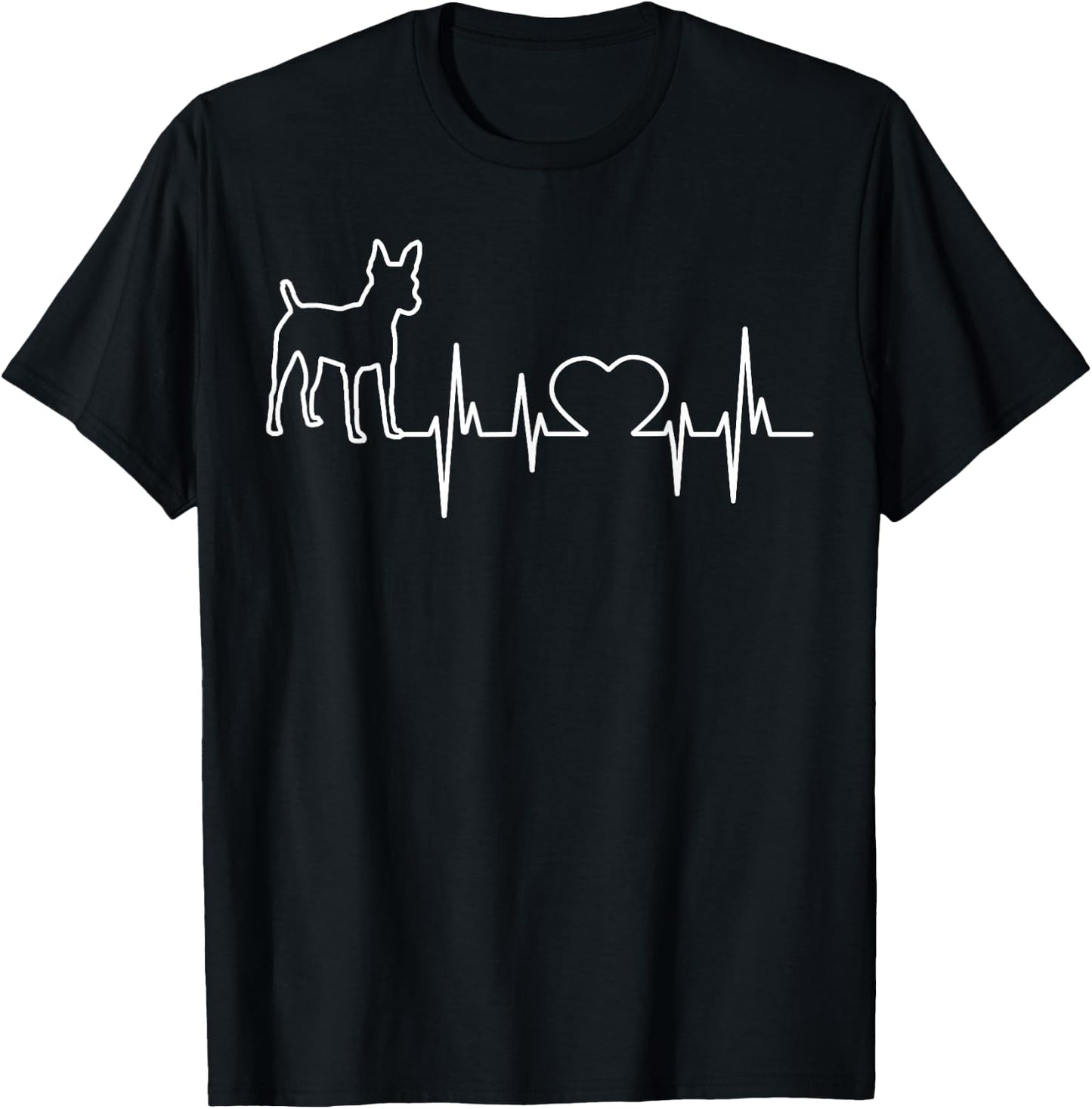 American Toy Fox Terrier Dog Breed T-Shirt - T-Shirt | Black