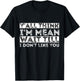 Y'all Think I'm Mean Wait Till I Don't Like You T-Shirt - T-Shirt | Black