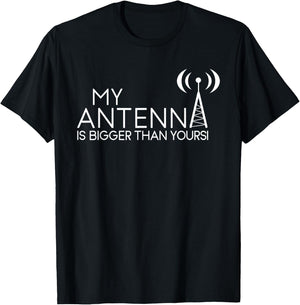Ham Radio Morse Code CB Radio Nerdy Geek CW Operator T-Shirt - T-Shirt | Black