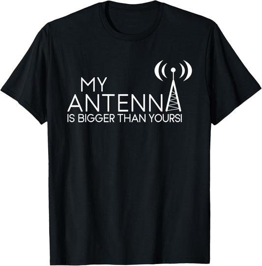 Ham Radio Morse Code CB Radio Nerdy Geek CW Operator T-Shirt - T-Shirt | Black