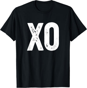 XO Hugs And Kisses Valentine's Day Valentine Hugs and Kisses T-Shirt - T-Shirt | Black