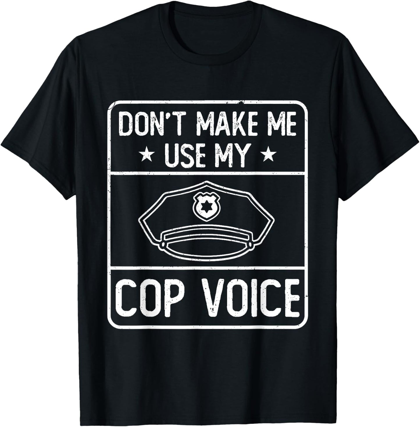 Funny Police Apparel Officer Cop , Black T-Shirt - T-Shirt | Black
