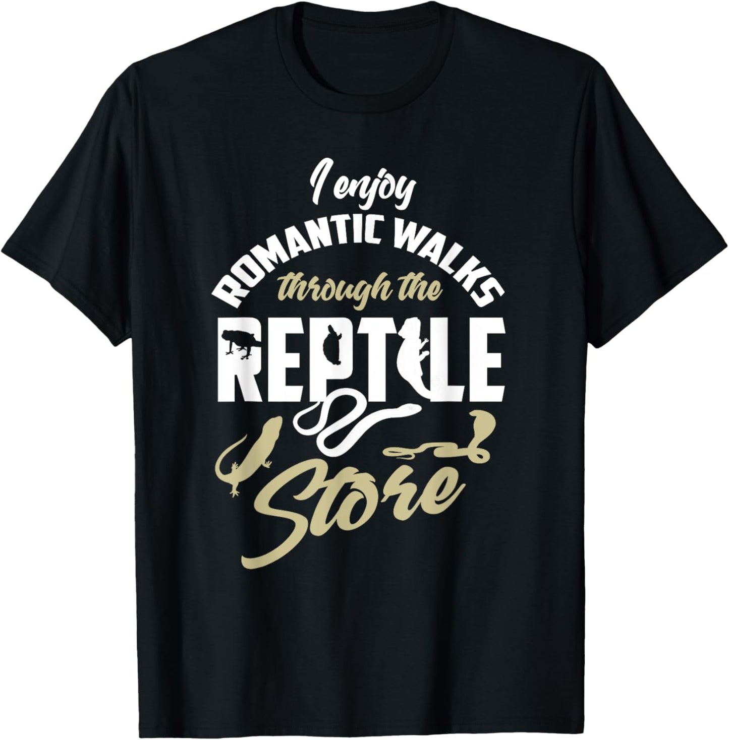 Reptile Shirt Funny Herpetologist Quote Reptile Lover Gift T-Shirt - T-Shirt | Black