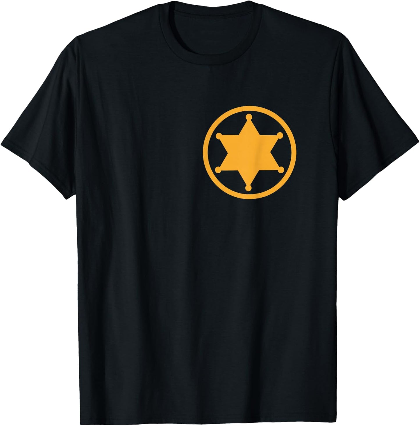 Sheriff badge T-Shirt - T-Shirt | Black