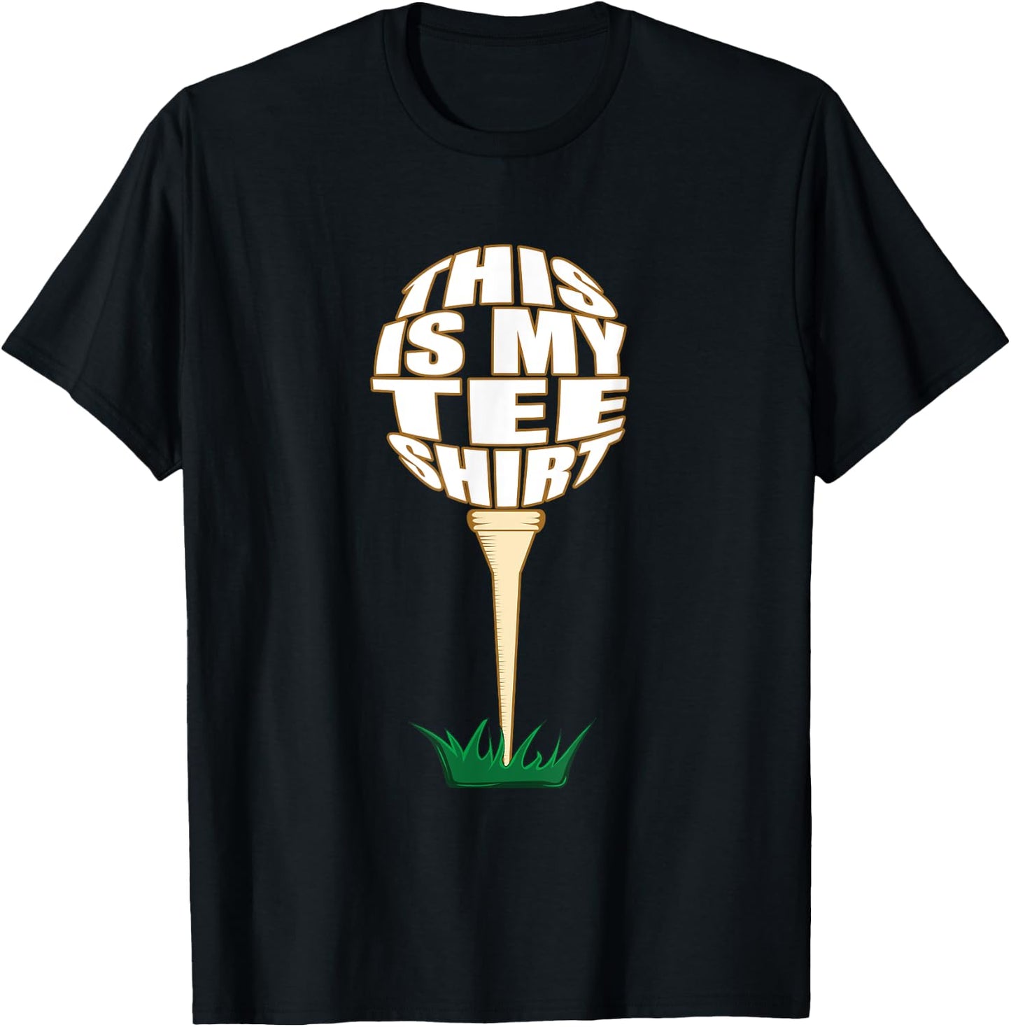 This Is My Golfer Funny Golf T-Shirt - T-Shirt | Black