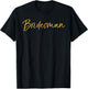 Bride & Groom Wedding Design Studio Men's Black Vintage Mr. & Mrs. Poppin Bottles Bridesman Shirt Funny Cute Gold Guy Bridesmaid T-Shirt - T-Shirt | Black
