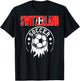 Switzerland Soccer Fans Jersey - Swiss Flag Football Lovers T-Shirt - T-Shirt | Black