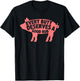 Funny Every Butt Deserves A Good Rub Gift Grill Master Men T-Shirt - T-Shirt | Black