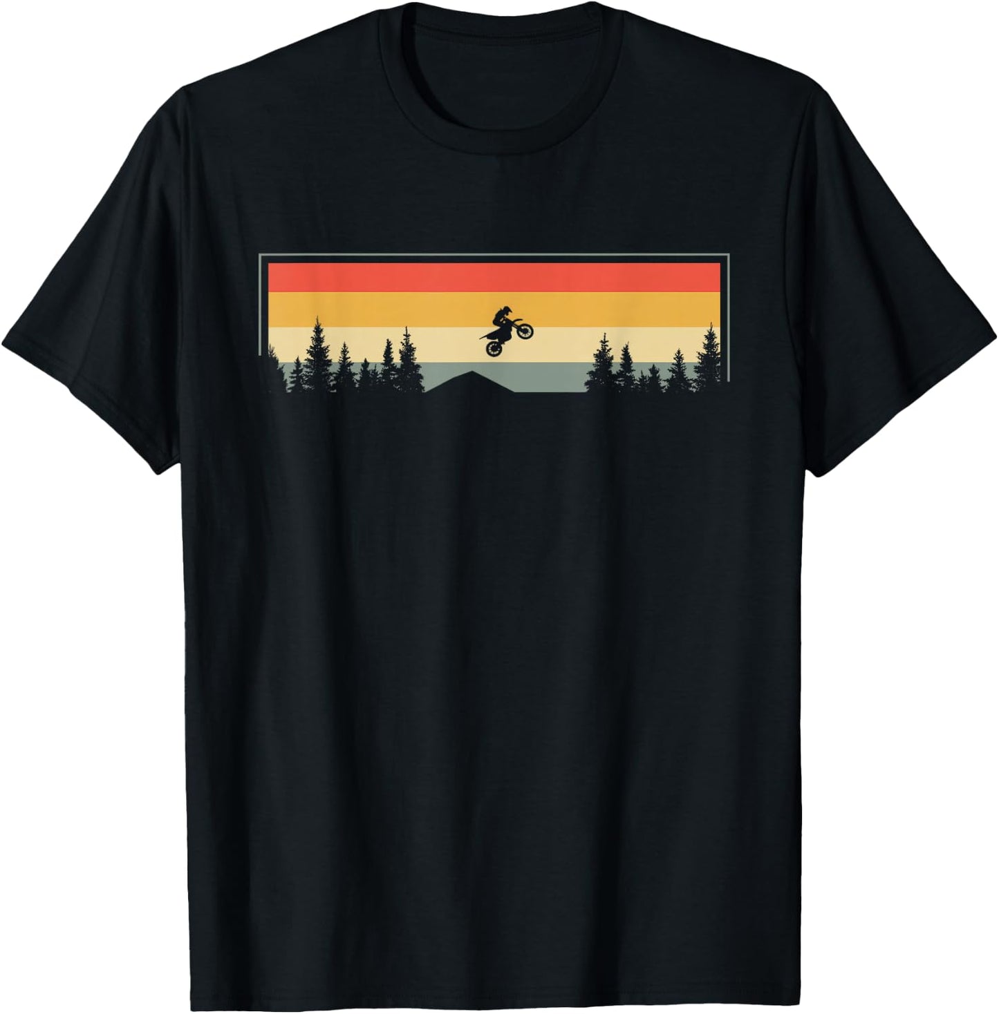 Dirt Bike Motocross Apparel - Dirt Bike Motocross T-Shirt - T-Shirt | Black