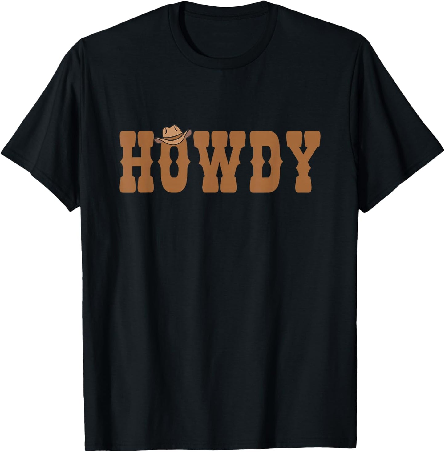Howdy Rodeo Western Country Southern Small T-Shirt - T-Shirt | Black