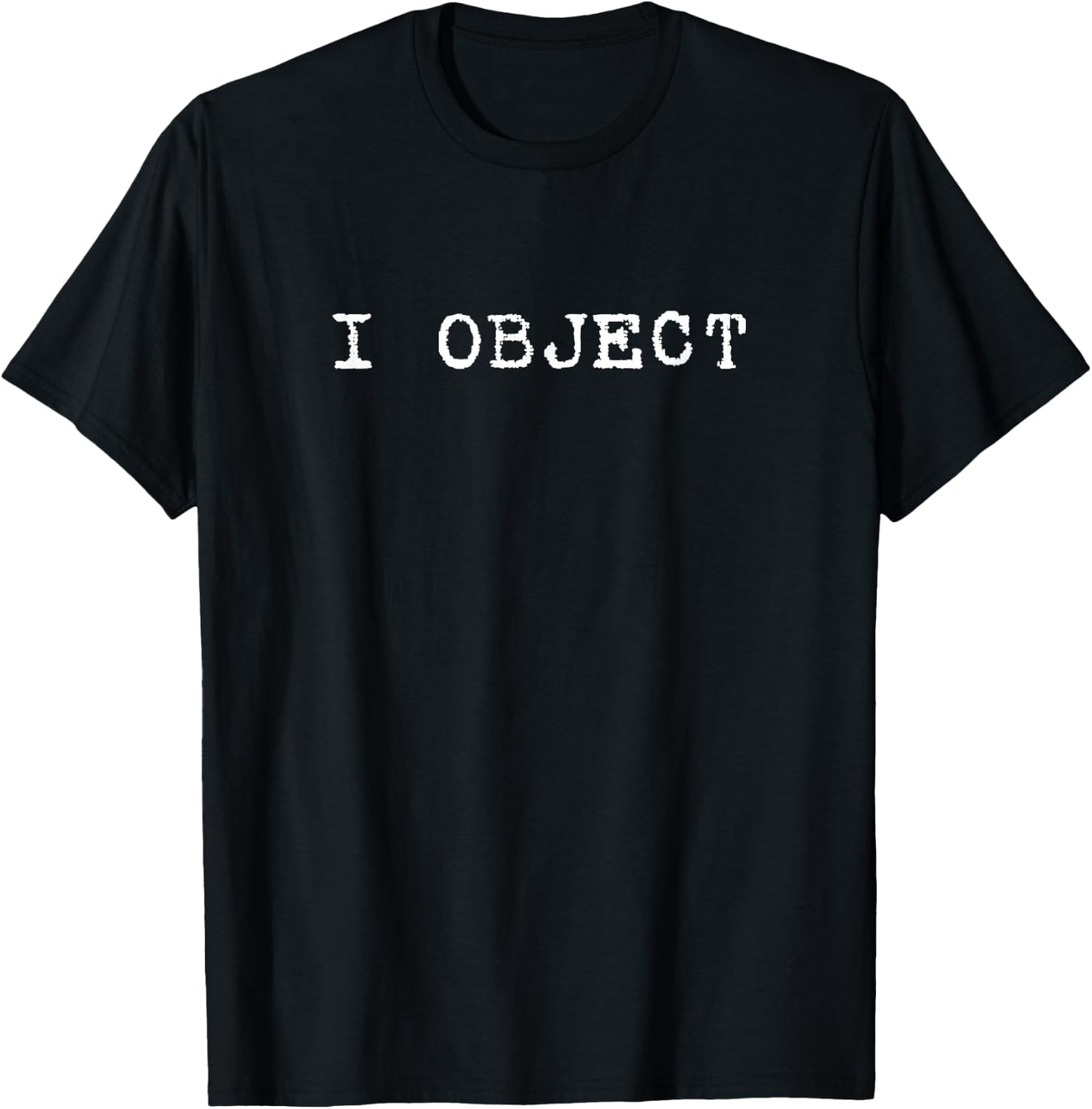 I Object Lawyer Attorney Law Student Funny Gift Bar T-Shirt - T-Shirt | Black