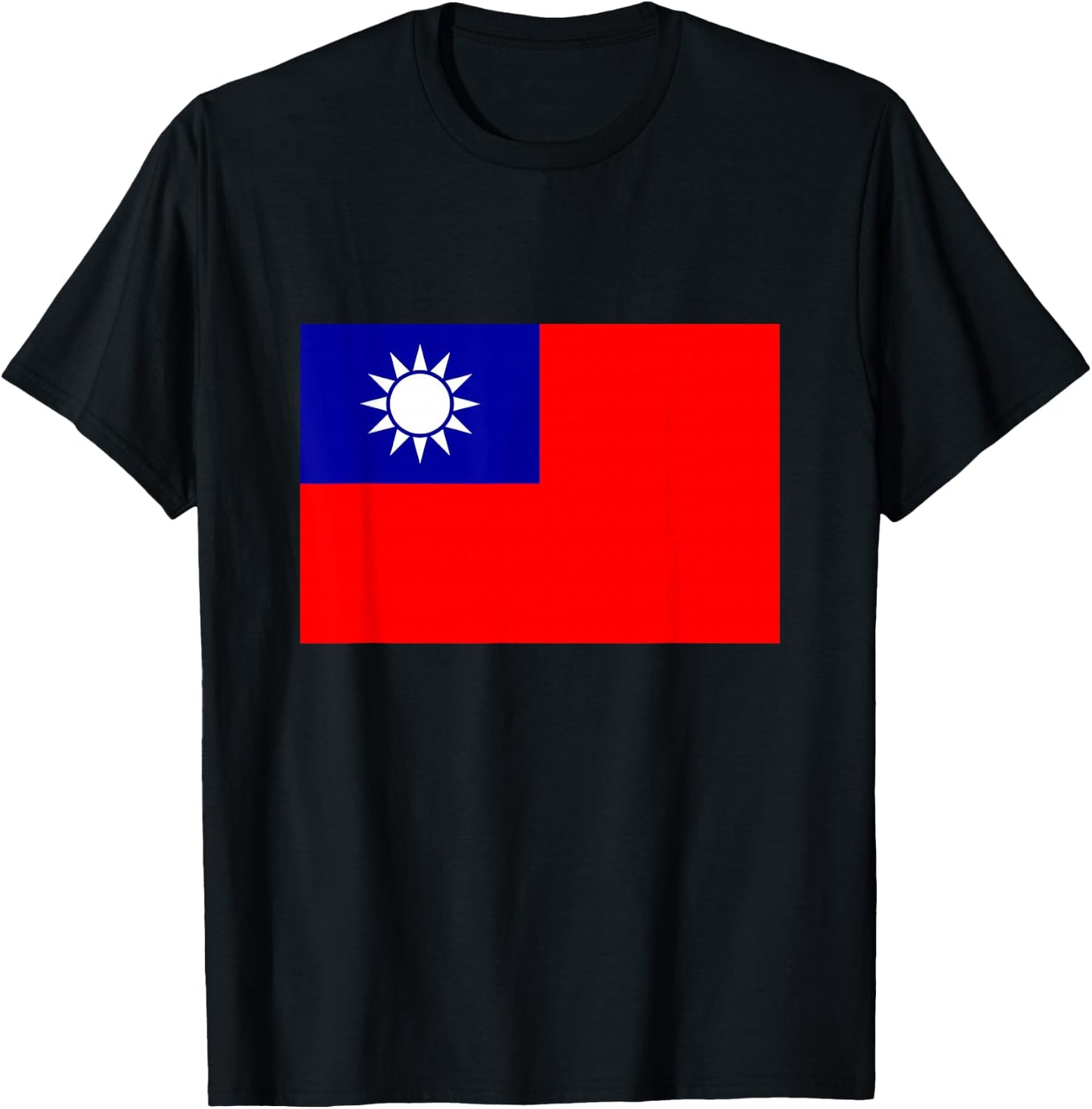 Flag of the Republic of China - Taiwan T-Shirt - T-Shirt | Black