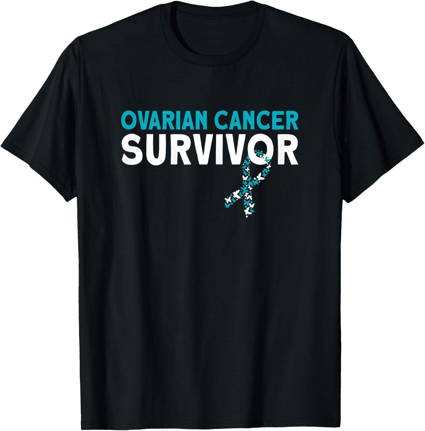 Ovarian Cancer Survivor T-Shirt - T-Shirt | Black