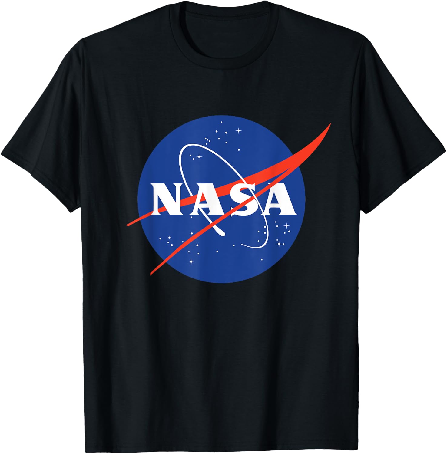 NASA "Meatball" Logo for Kids T-Shirt - T-Shirt | Black