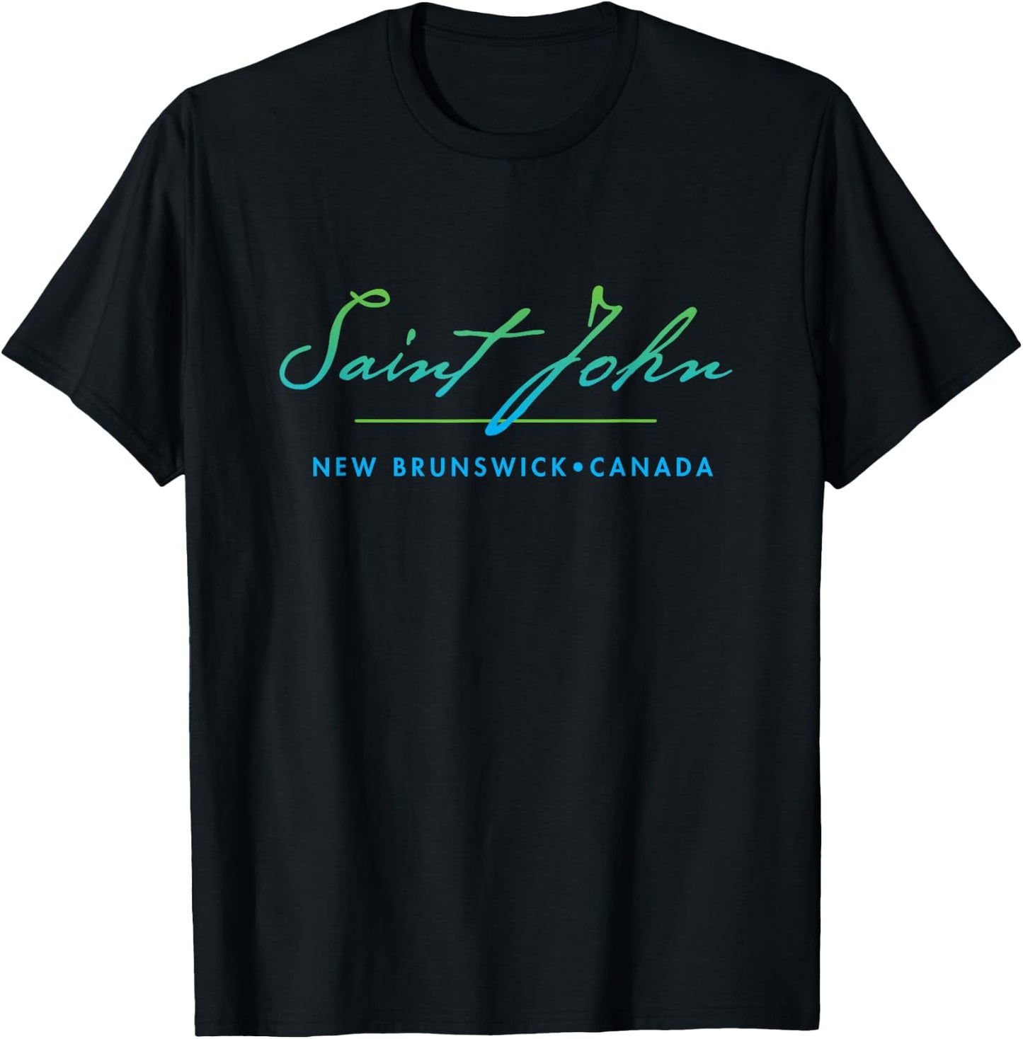 Saint John, New Brunswick, Canada T-Shirt - T-Shirt | Black