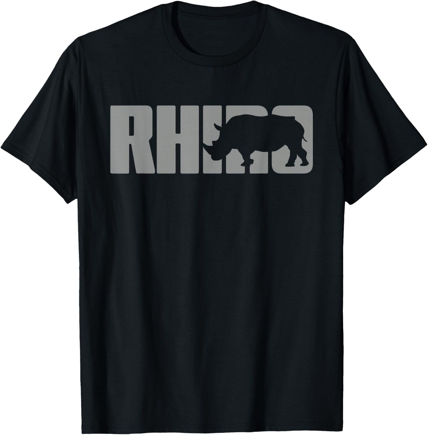 Save Rhino Clothing - Rhino Rhinoceros T-Shirt - T-Shirt | Black