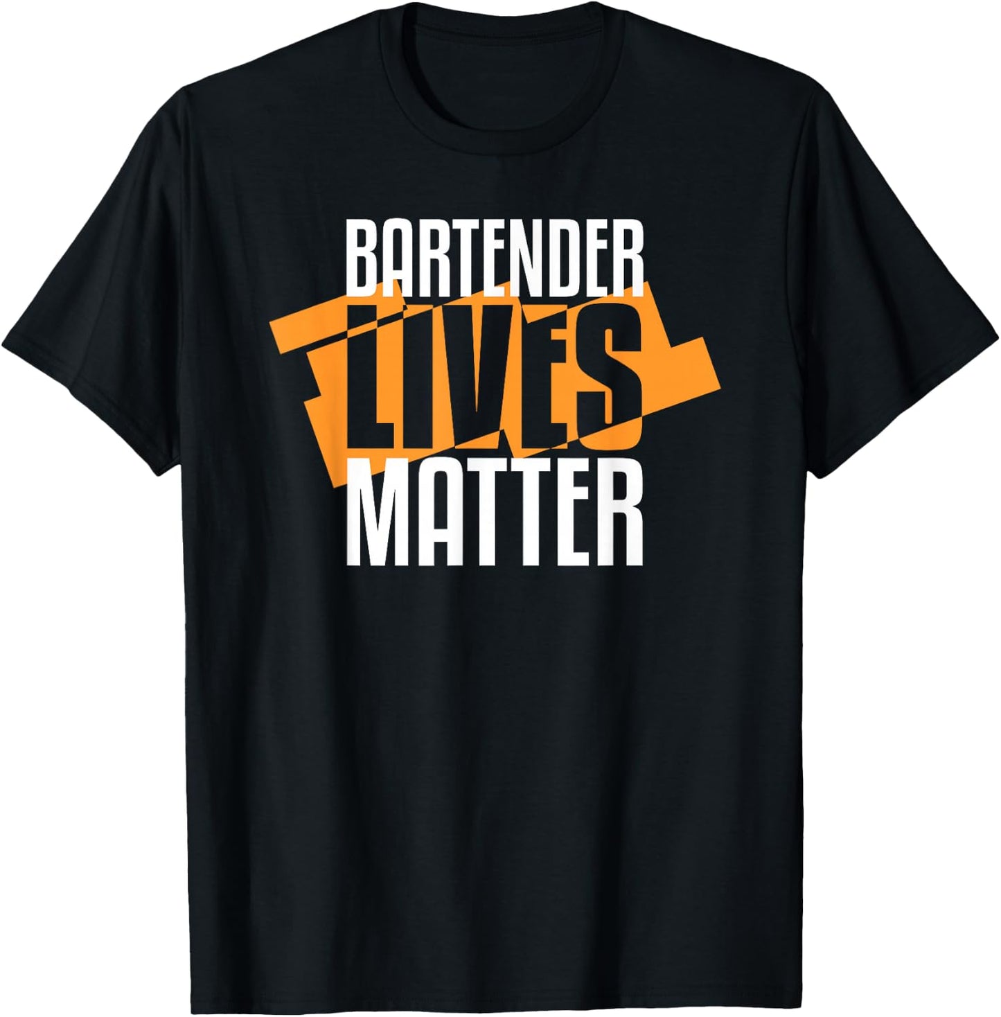 Bartender Lives Matter Barkeeper T-Shirt - T-Shirt | Black