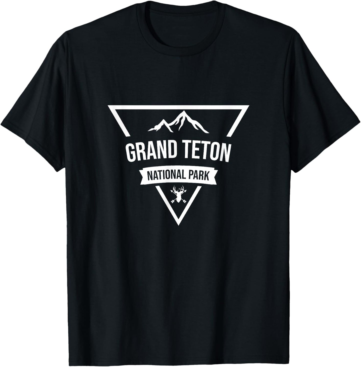 Grand Teton National Park T-Shirt - T-Shirt | Black