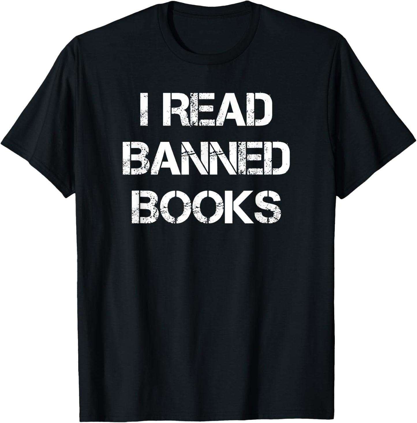 I Read Banned Books T-Shirt - T-Shirt | Black