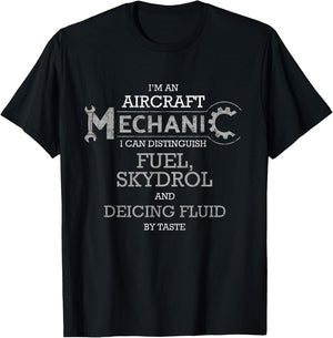 I'm An Aircraft Mechanic | Airplane Mechanic Gifts T-Shirt - T-Shirt | Black
