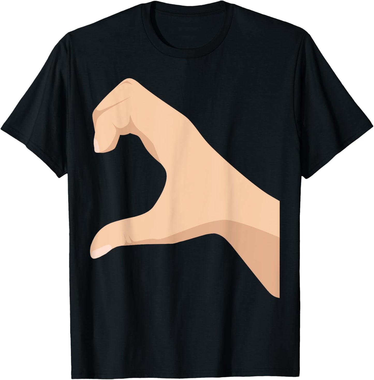 Half Heart Left Hand Side Love Couple Camisa Pareja Ropa T-Shirt - T-Shirt | Black