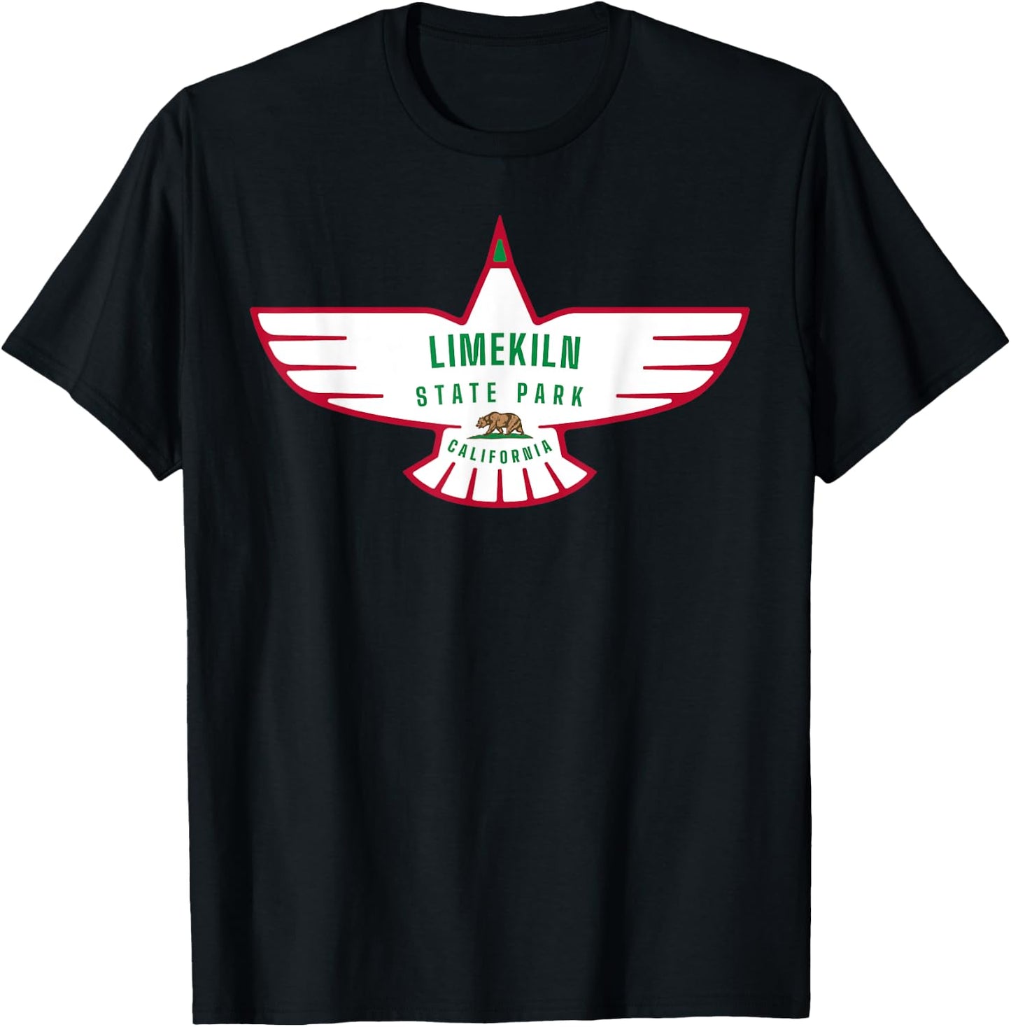 Limekiln State Park California CA Bird Vacation T-Shirt - T-Shirt | Black