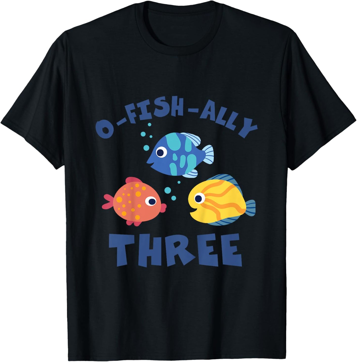 Kids 3rd Birthday Shirt Ofishally 3 Gift Three Year Old Boy T-Shirt - T-Shirt | Black