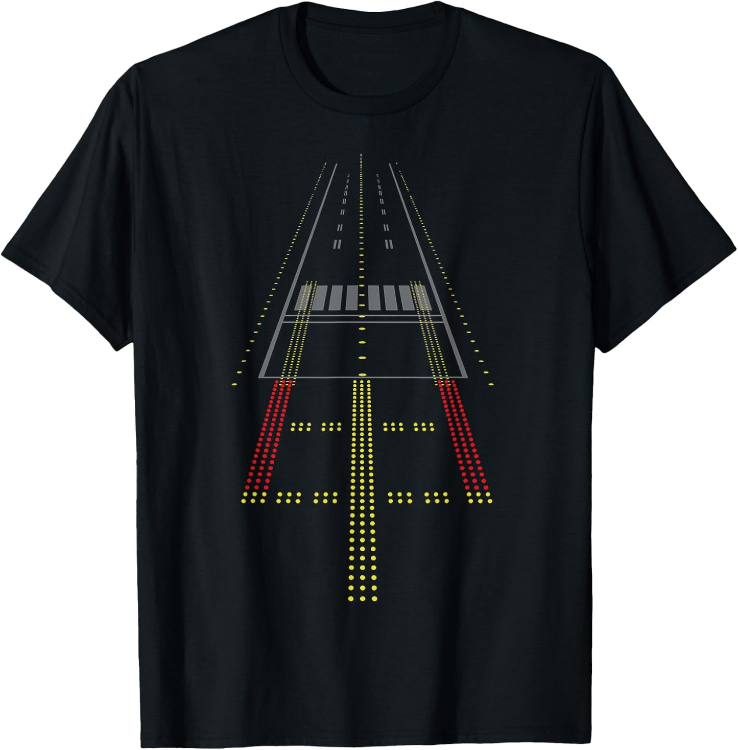 Airplane Landing Strip Pilot Plane Spotter Funny Fly Gift T-Shirt - T-Shirt | Black