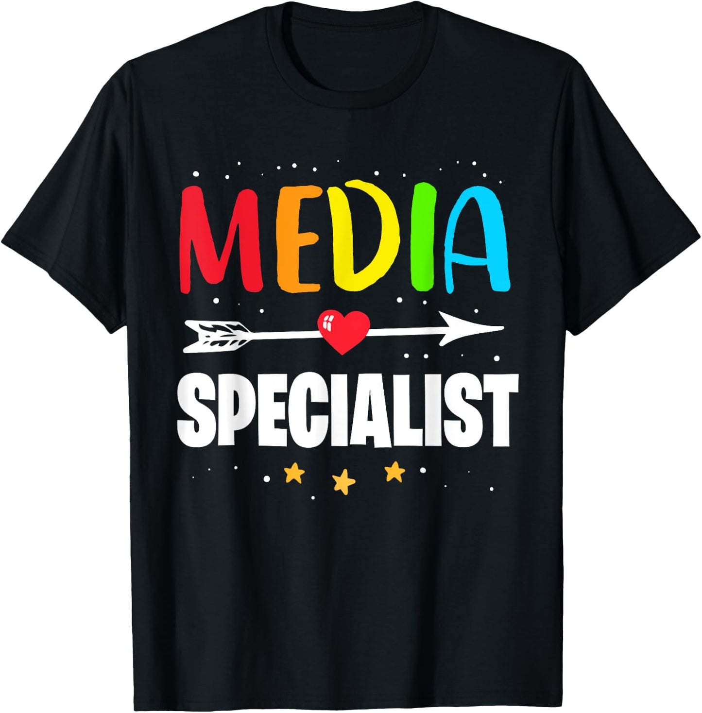 Funny Appreciation Week School Library Media Specialist T-Shirt - T-Shirt | Black