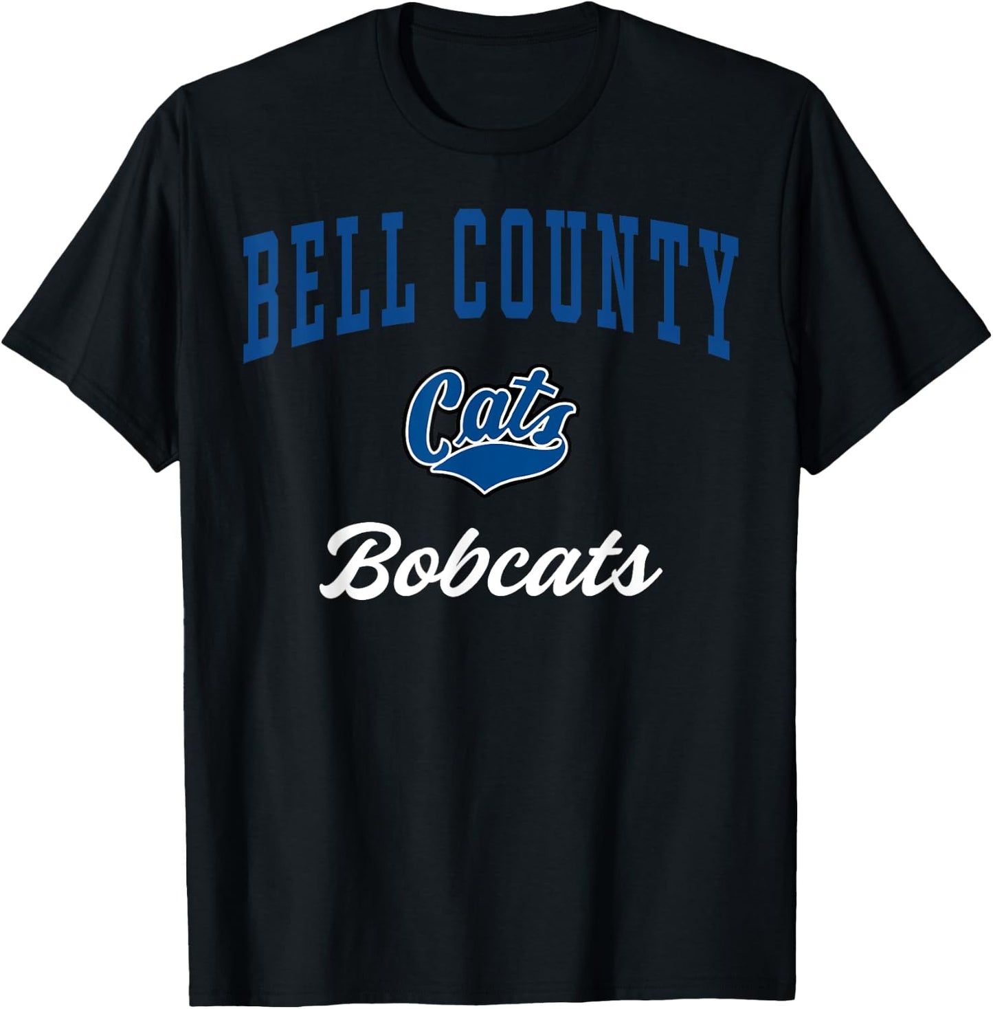Bell County High School Bobcats C3 T-Shirt - T-Shirt | Black