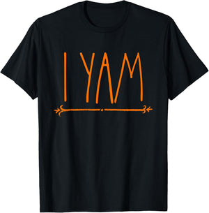 Shes My Sweet Potato I Yam Set Thanksgiving Couple Shirts T-Shirt - T-Shirt | Black