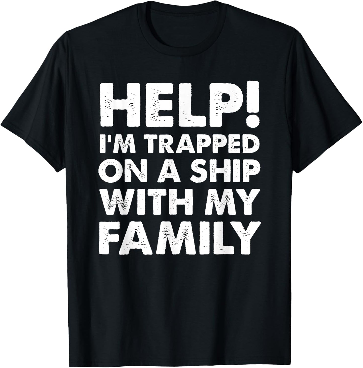 Funny Family Cruise Shirt Matching Vacation Cruising T-Shirt - T-Shirt | Black