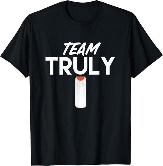 Team Hard Seltzer Bar Crawl Funny Alcohol Taking Sides T-Shirt - T-Shirt | Black