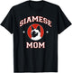 Siamese Cat Mom T-Shirt - T-Shirt | Black