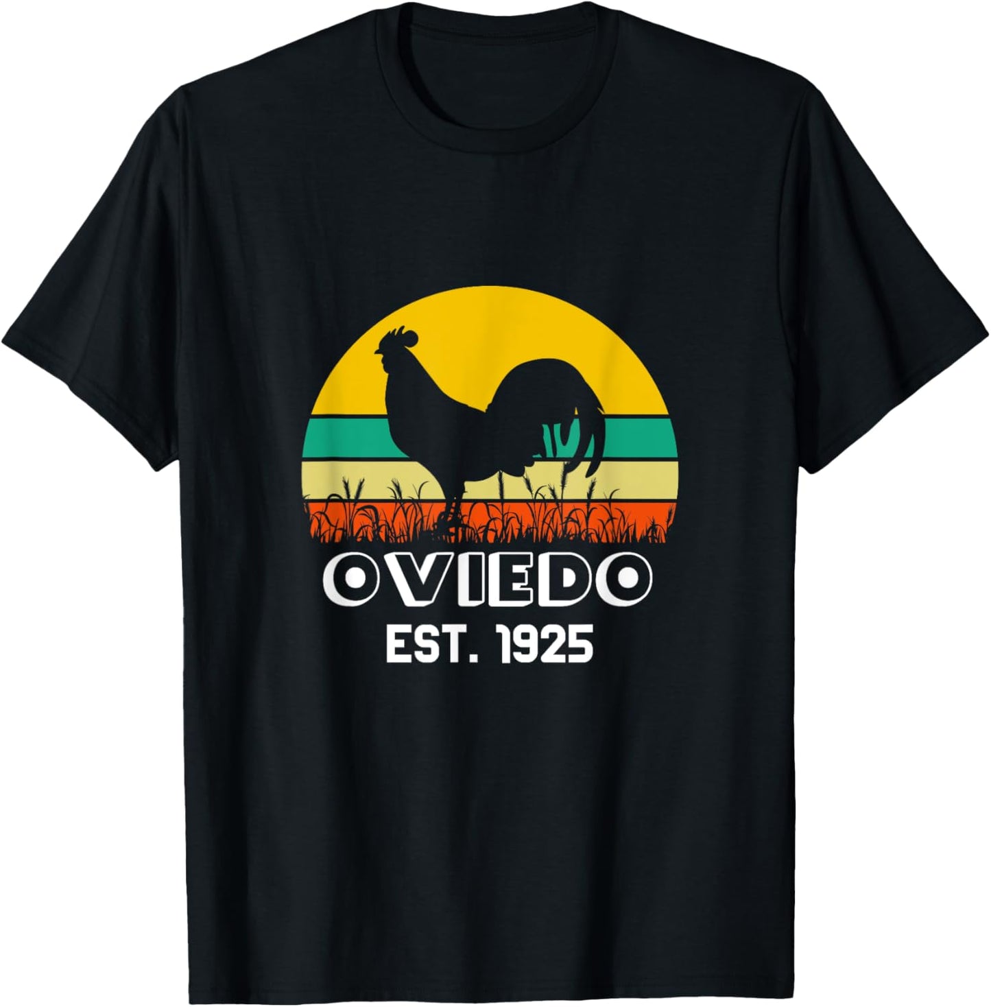 Oviedo Florida Chicken Novelty Apparel T-Shirt - T-Shirt | Black