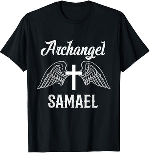 Saint Samael the Archangel Traditional Catholic Prayer T-Shirt - T-Shirt | Black
