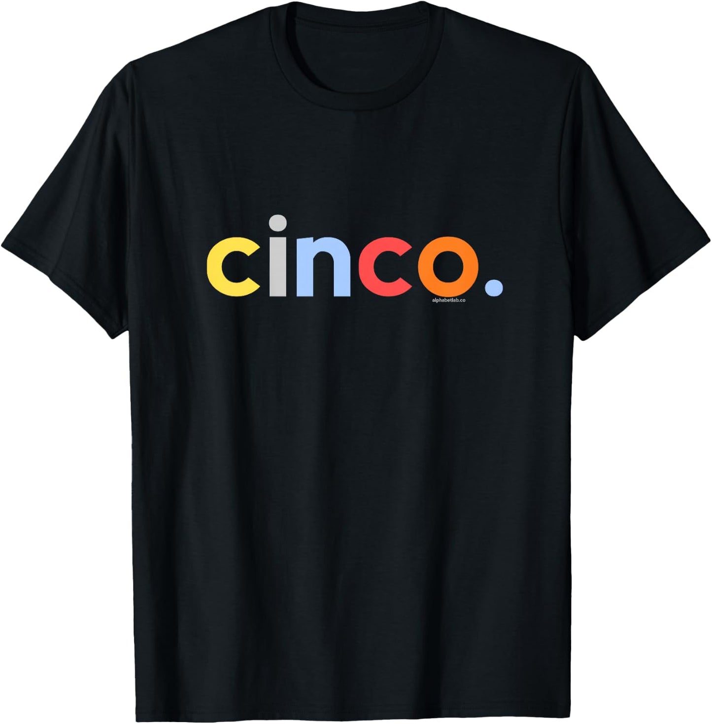 Kids 5th Birthday Shirt Boy 5 Year Old Cinco Anos | Spanish Ideas T-Shirt - T-Shirt | Black